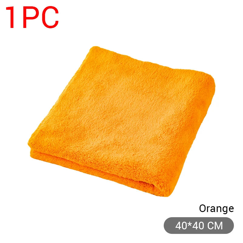 40X40Cm Premium Microfiber Towels Car Care Washing Thicken Towel Car Detailing Drying Cloth Cleaning Tool Auto Wash Accessories