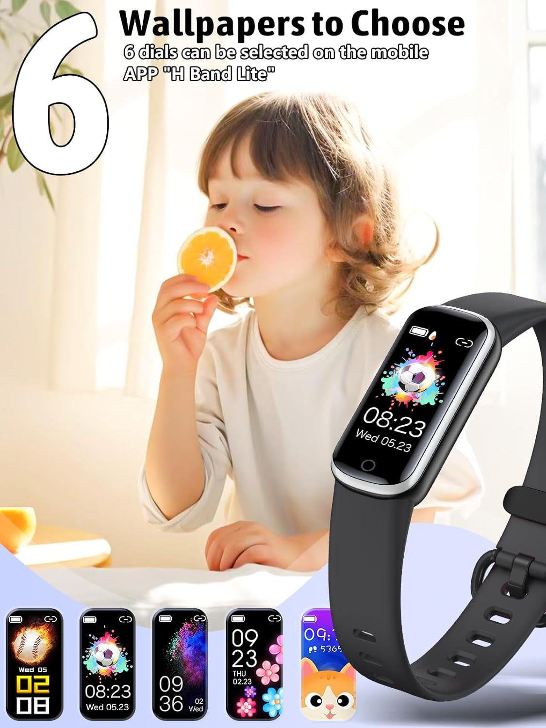 Kids Fitness Tracker,Fitness Watch Waterproof Activity Tracker with Heartrate and Sleep Monitor,Stopwatch,11 Sport Modes,Great Gifts for Girls Boys Kids Age 6-13 Years Olds
