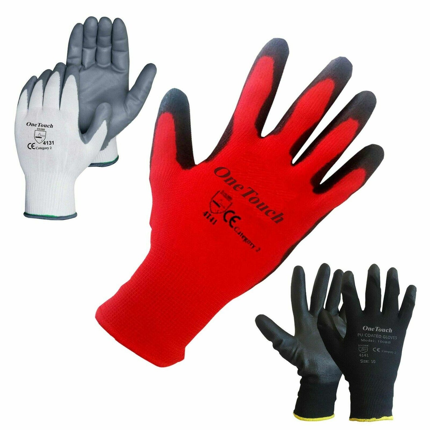Work Gloves Nitrile Coated Latex Coated Thermal Gloves for Builders