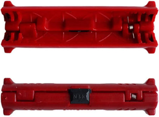 Zoerax Electric Wire Stripper Pen Network Cable Tools Wire Cable Rotary Coaxial Wire Stripping Pliers （Red/Blue/Black）
